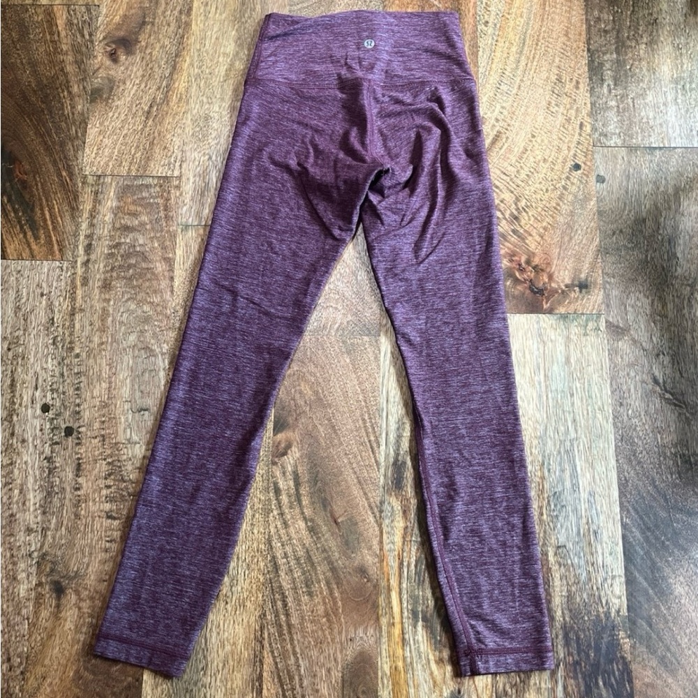 Lululemon Heathered Bordeaux HR Wunder Under